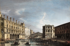 Maestro delle Vedute Langmatt, Veduta del Canal Grande con il Fondaco dei Tedeschi, 1740 ca.-175