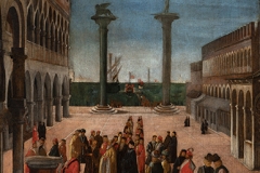 Lazzaro Bastiani (maniera), Arrivo a Venezia dei duchi Ercole I  e Alfonso I da Ferrara, 1487 ca.
