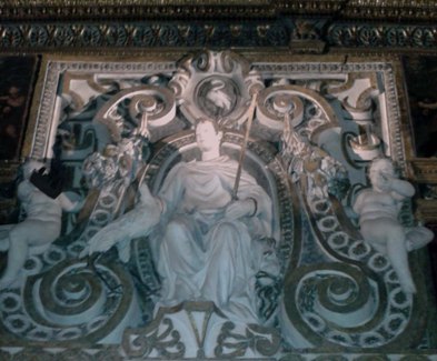 Sala degli scarlatti (particolare camino) - Appartamento del Doge - Palazzo Ducale Venezia