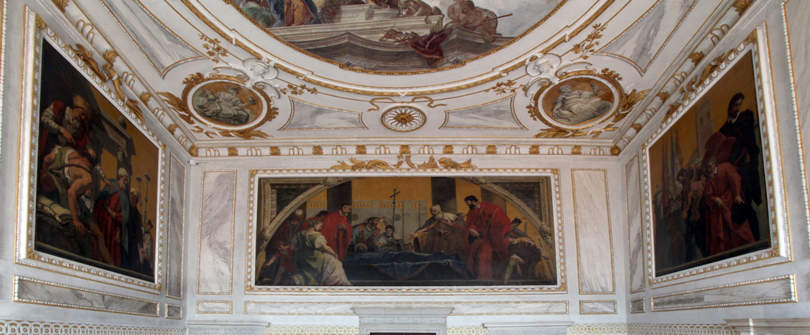 Antichiesetta_Veduta alta su tele del Ricci_Palazzo Ducale, Venezia
