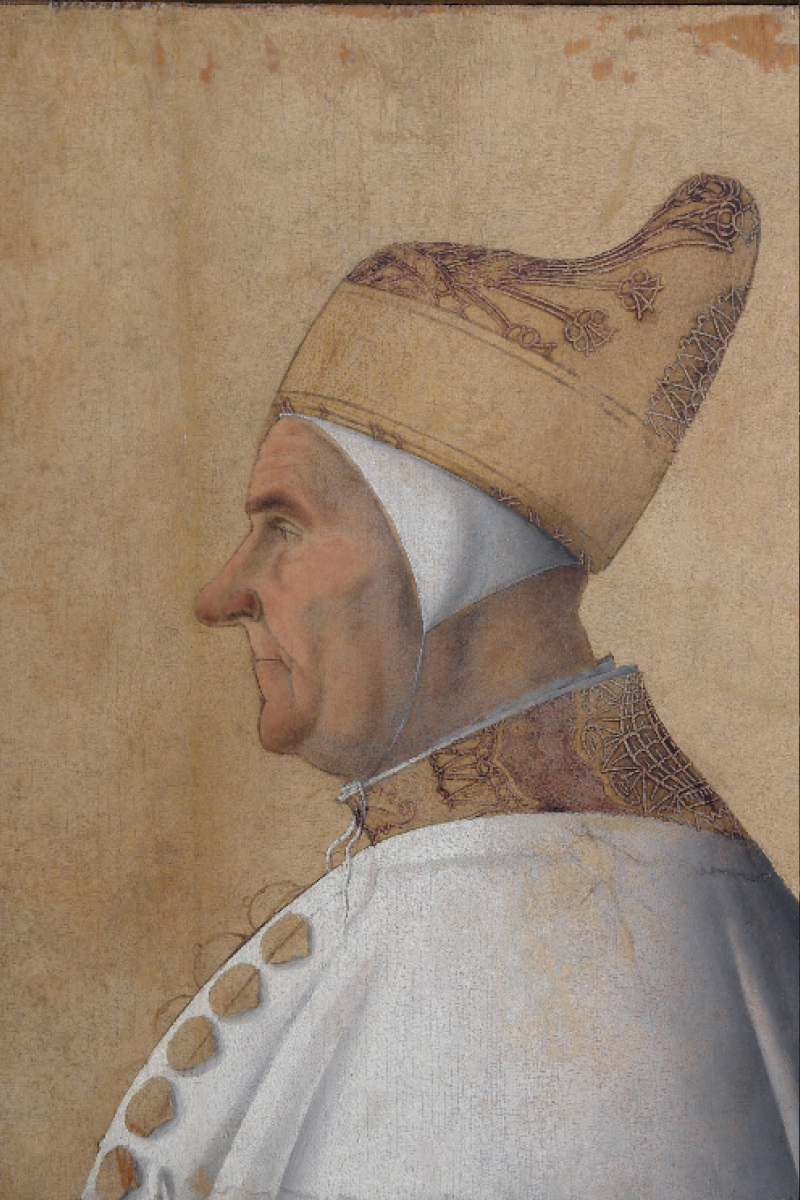 Il Doge Mocenigo dipinto da Giovanni Bellini