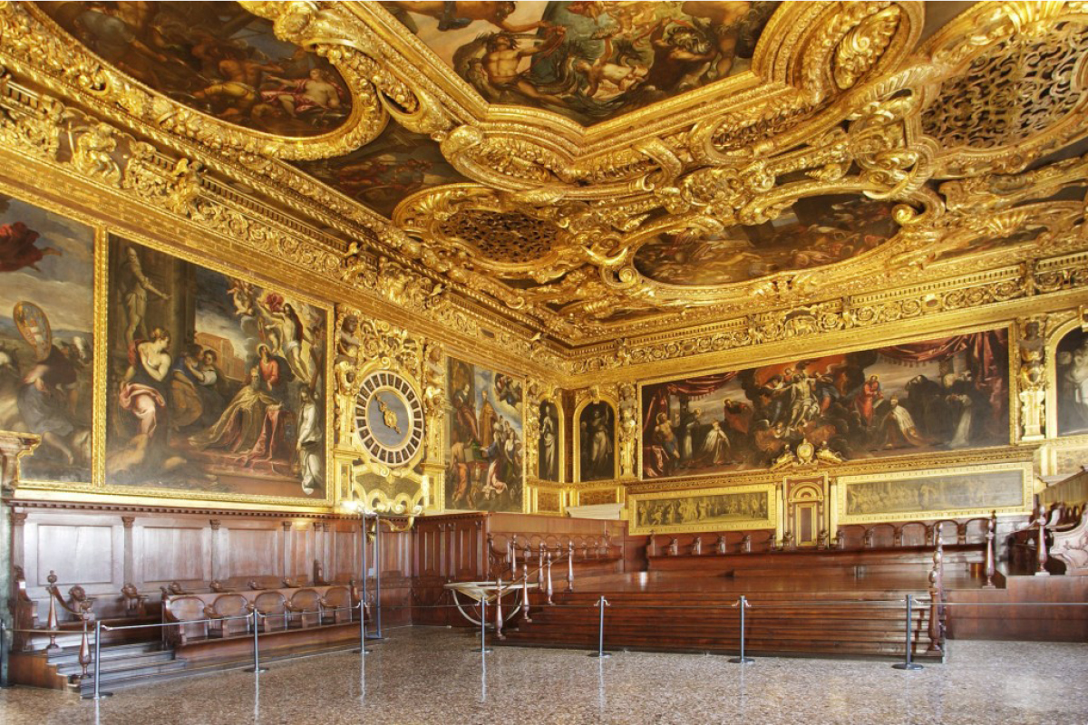 Sala del Senato a Palazzo Ducale
