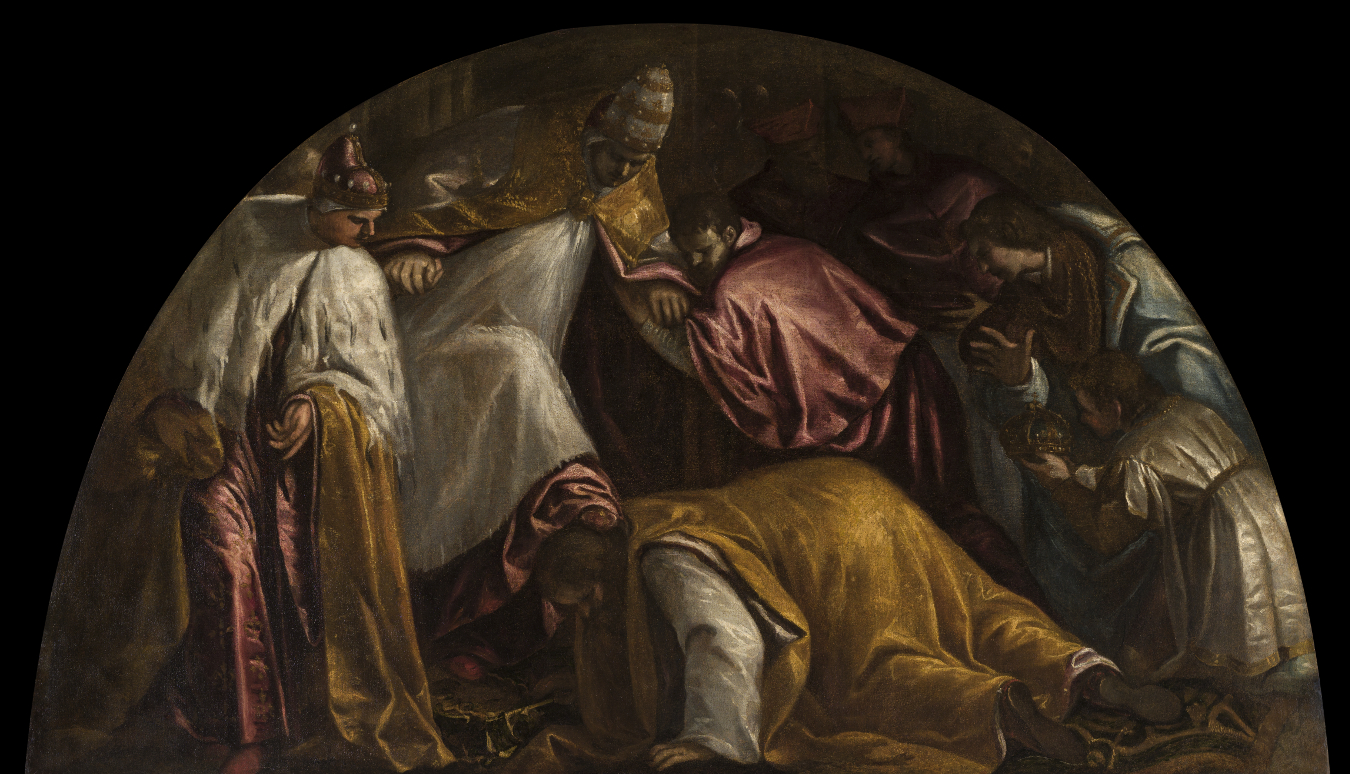 Pietro Malombra (1556-1618) Sottomissione dell’Imperatore Federico Barbarossa a papa Alessandro III (inizio XVII secolo)