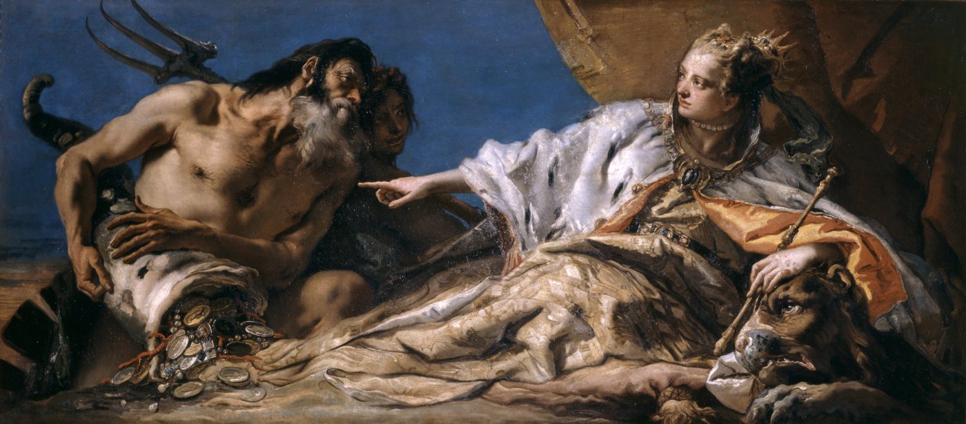 Giambattista Tiepolo (1696-1770) Nettuno offre a Venezia i doni del mare (1756-1758)