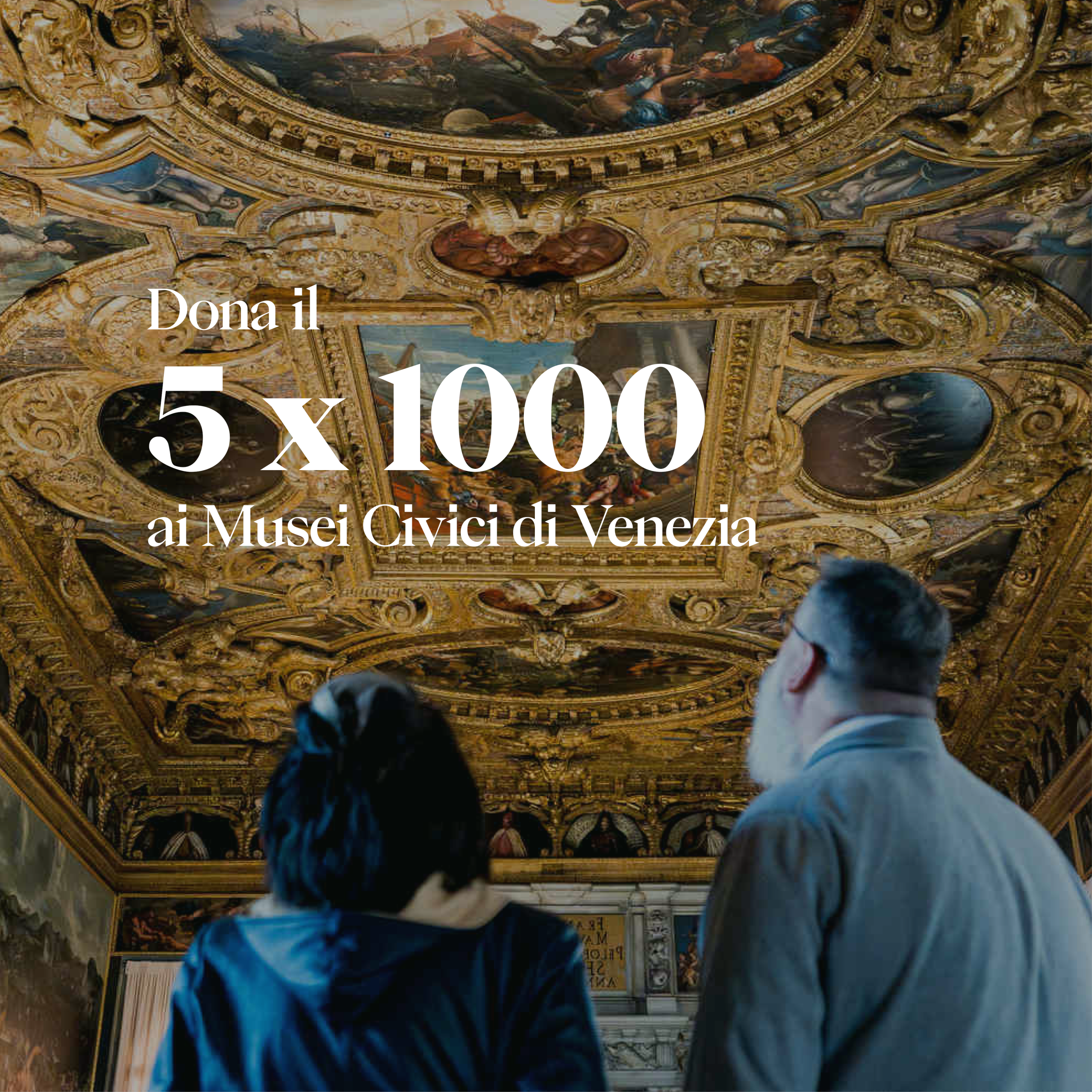 Grafica: dona il tuo 5x1000 ai Musei Civici di Venezia